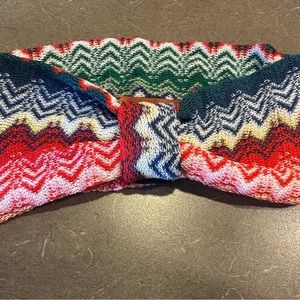 Missoni headband, all cotton, made in Italy